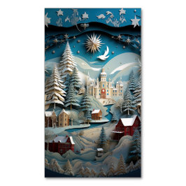 3D効果抽象芸術の背景 マグネット名刺