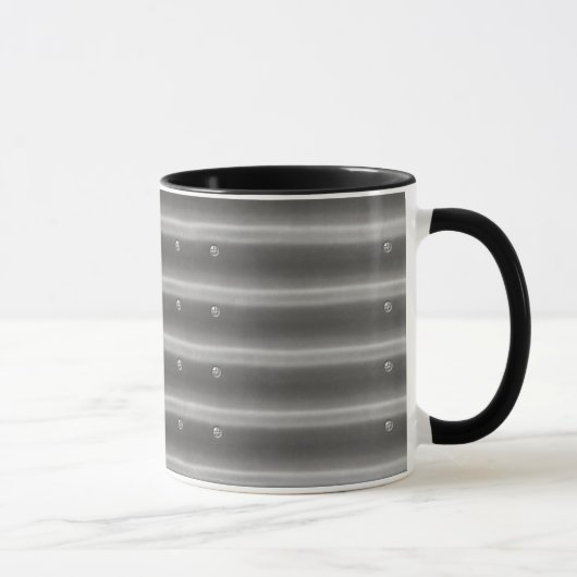 3D効果鋼メタルコーヒーマグ マグカップ (右)
