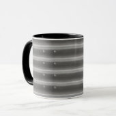 3D効果鋼メタルコーヒーマグ マグカップ (正面左)
