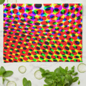 3D効果 キッチンタオル (折り畳み)