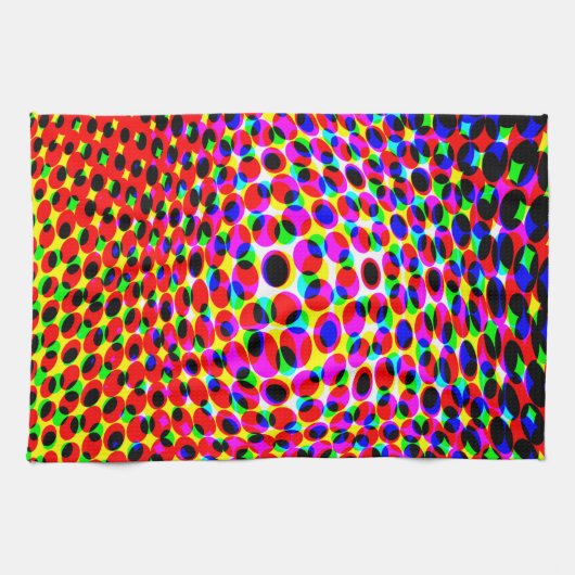 3D効果 キッチンタオル (横)