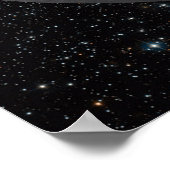 3D効果 – 星の間の月 ポスター (角)