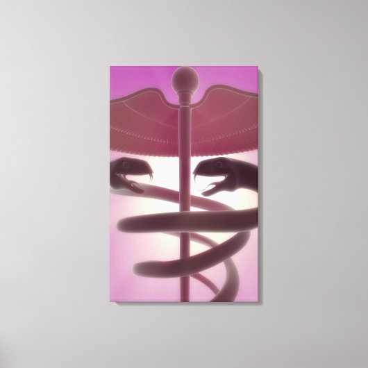 3d医描写療瘤 キャンバスプリント (正面)