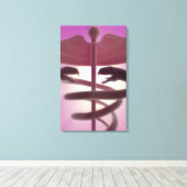 3d医描写療瘤 キャンバスプリント (インサイチュ (ウッドフロア))