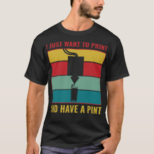 3D印刷3おもしろいDプリントと点がある Tシャツ