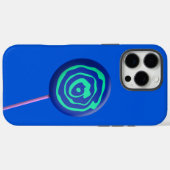 3D回転棒つきキャンデー Case-Mate iPhoneケース (裏面 (横))