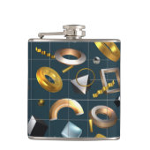 3D図形パターン フラスク (正面)