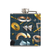 3D図形パターン フラスク (裏面)