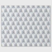 3D図形パターン ラッピングペーパー (フラット)