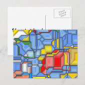 3D図形 ポストカード (正面/裏面)