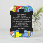 3D図形 招待状 (スタンド正面)