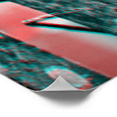 3D墓地フェンス ポスター (角)