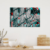 3D墓地フェンス ポスター (キッチン)