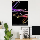 3D奇妙なアトラクタ（シリーズ2/2） ポスター (ホームオフィス)