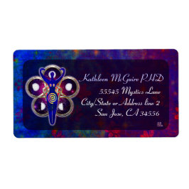 3D女神の崇拝をサイクル ラベル