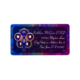 3D女神の崇拝をサイクル ラベル