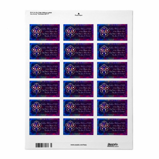 3D女神の崇拝をサイクル ラベル (フルシート)