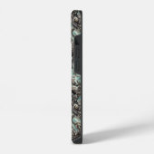 3D威厳のある鮮明な天体自然パターン iPhoneケース (左側面)