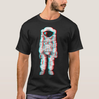 3D宇宙飛行士 Tシャツ
