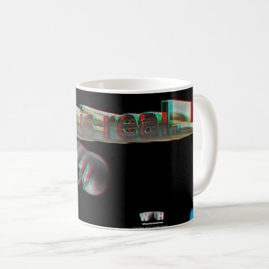 3D実在は コーヒーマグカップ (正面右)