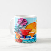 3D尾骨 コーヒーマグカップ (正面左)