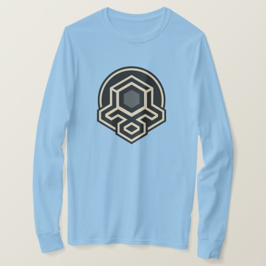 3D左右対称 アドバンストアート 長袖Tシャツ Tシャツ (デザイン正面)