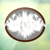 3D幽霊来の鏡外のハロウィーン ウィンドウサイン (シート3)