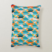 3D幾何学的バウハウスパターン アクセントクッション (裏面(縦))