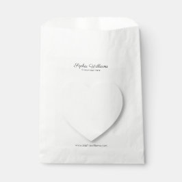 3D影ハートミニマルショッピング紙バッグ フェイバーバッグ