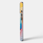 3D感動的タイポグラフィ- "Hate U"グラディエン Case-Mate iPhoneケース (裏面 / 左)