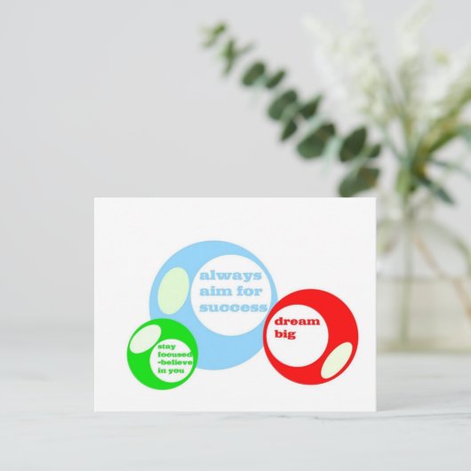 3D成功キュー ポストカード (スタンド正面)