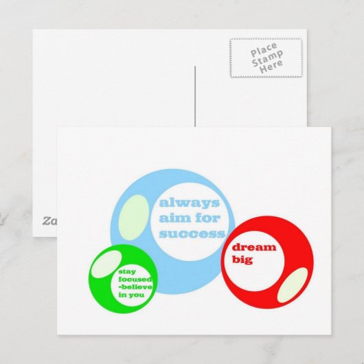 3D成功キュー ポストカード (正面/裏面)