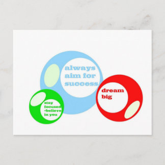 3D成功キュー ポストカード