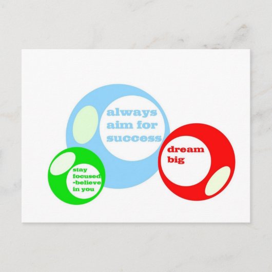 3D成功キュー ポストカード (正面)