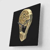 3D技術 スクエア壁時計 (傾斜)