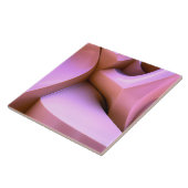 3D抽象ピンクタイル タイル (側面)