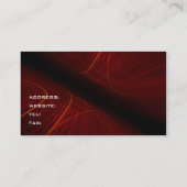 3d抽象的な名刺 名刺 (裏面)