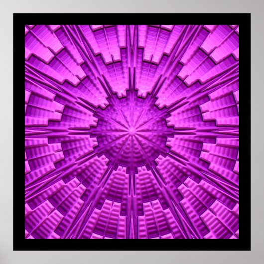 3D抽象芸術アート3ポスター ポスター (正面)