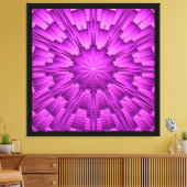 3D抽象芸術アート3 キャンバスプリント (インサイチュ (リビング))