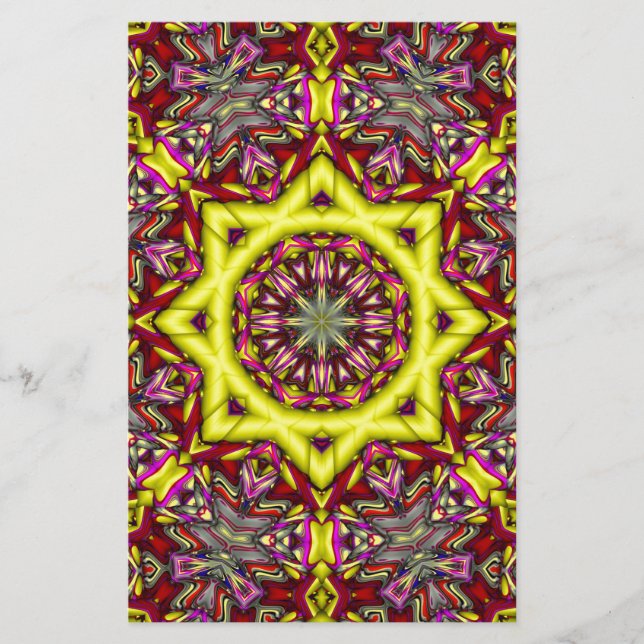 3d抽象芸術パターン (正面)