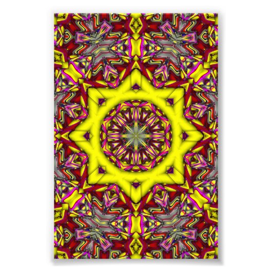 3d抽象芸術パターン フォトプリント            (正面)