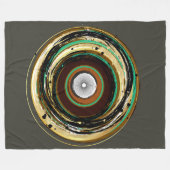 3D抽象芸術フリースブランケット フリースブランケット (正面(横))