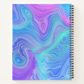 3D抽象芸術ブラシ ノートブック (裏面)