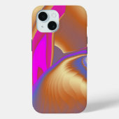 3D抽象芸術レインボーアート Case-Mate iPhoneケース (裏面)
