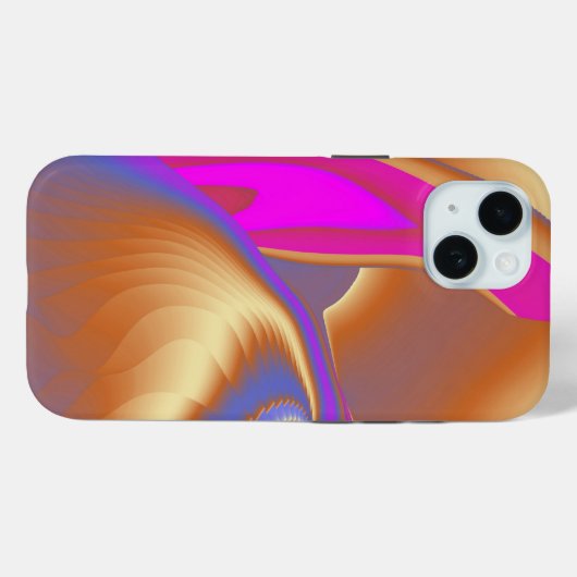 3D抽象芸術レインボーアート Case-Mate iPhoneケース (裏面 (横))