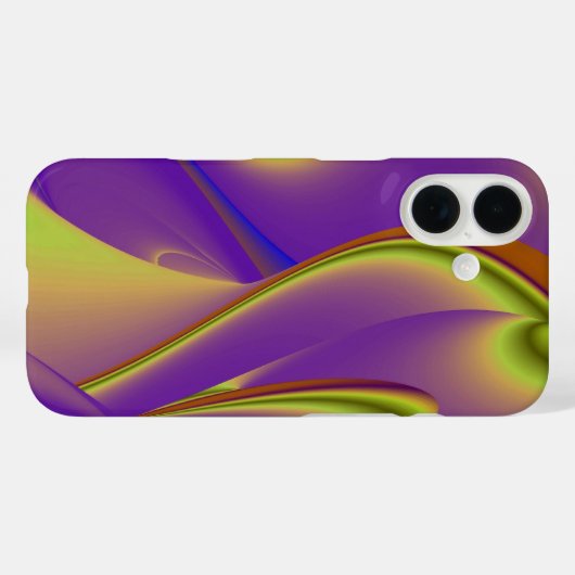 3D抽象芸術レインボーアート Case-Mate iPhoneケース (裏面 (横))