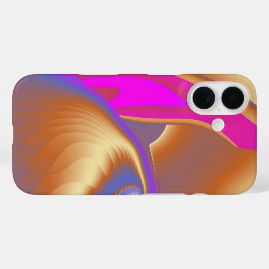 3D抽象芸術レインボーアート Case-Mate iPhoneケース (裏面 (横))