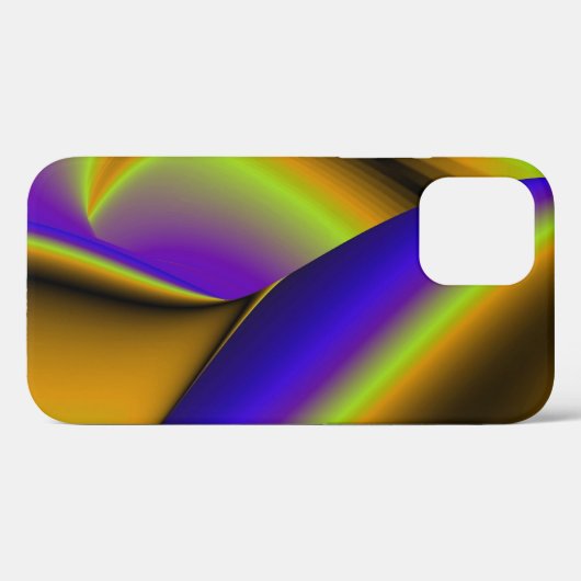 3D抽象芸術レインボーアート Case-Mate iPhoneケース (裏面 (横))
