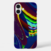 3D抽象芸術レインボーアート Case-Mate iPhoneケース (裏面)