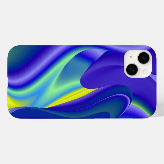 3D抽象芸術レインボーアート Case-Mate iPhoneケース (裏面 (横))